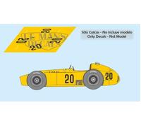 Decalcomanie Ferrari Lancia D50 F1 GP del Belgio 1956 1:32 24 43 18 slot...
