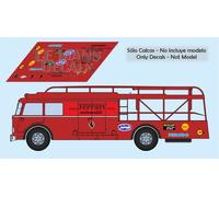 Decalcomanie Fiat 642 Bartoletti Ferrari Racing Transporter 1:32 43 24 slot c...