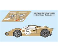 Decalcomanie Ford MkII Le Mans 1967 5 6 57 1:32 1:24 1:43 1:18 64 87 GT40...