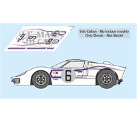 Decalcomanie Ford MkII Le Mans 1967 5 6 57 1:32 1:24 1:43 1:18 64 87 GT40...
