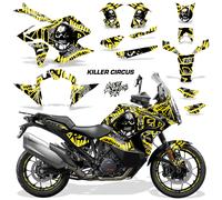Decalcomanie Grafiche Per KTM Super Adventurer 1290 2021-2022 KillerCircus Y