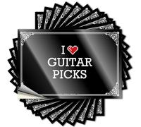 Decalcomanie grunge | Spring Window I Love Plettri per chitarra per studenti (6 x 9 cm)
