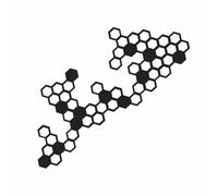 Decalcomanie impermeabili in vinile per caschi da corsa e per carenatura moto, perfette per personalizzare lo stile della moto (nero)