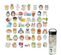 Decalcomanie ispiratrici per laptop, adesivi estetici positivi per telefono con impermeabile, materiale hardware polimerico con funzione adesiva, fornitura per insegnanti, album motivazionale