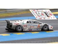 Decalcomanie Lamborghini Murcielago Le Mans 2008 55 1:32 1:43 1:24 1:18 slot ...