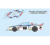 Decalcomanie Lancia Beta Montecarlo Le Mans 1982 65 66 1:32 1:43 1:24 1:18 sl...