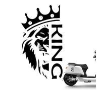 Decalcomanie leone per veicoli, decalcomania volto di leone per auto,Autoadesivi a decalcomania del a giungla a decorazione 'automobile - Accattivante, forte appiccicosità, riflette la luce, ada