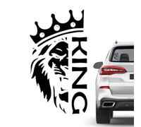 Decalcomanie leone per veicoli, decalcomania volto di leone per auto - Autoadesivi a decalcomania del a giungla a decorazione 'automobile - Riflette la luce, fantastiche decalcomanie, accattivan