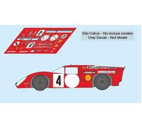 Decalcomanie Lola T70 MkIII Le Mans 1970 4 1:32 1:43 1:24 1:18 64 87 Mk3 slot...