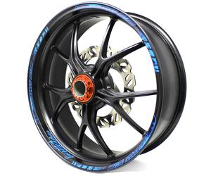 Decalcomanie Lunetta GP Racing Blu Opaco Per Moto MR003