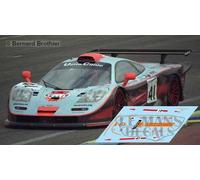 Decalcomanie McLaren F1 GTR LM Le Mans 1997 1:32 1:43 1:24 1:18 calchi