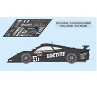 Decalcomanie McLaren F1 GTR LM Le Mans 1998 1:32 1:43 1:24 1:18 1:64 1:87 calchi