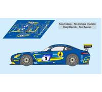 Decalcomanie Mercedes AMG GT3 24 ore Nurburgring 2017 1:32 1:43 1:24 1:18 gt ...