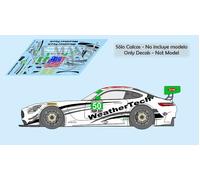 Decalcomanie Mercedes AMG GT3 IMSA 2017 1:32 1:43 1:24 1:18 Daytona Sebring...