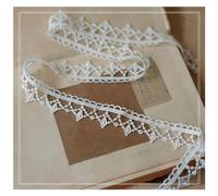 decalcomanie, Nastro di pizzo veneziano multicolore, 3 iarde x 1 pollice(White)