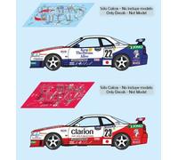 Decalcomanie Nissan Skyline R33 Le Mans 1995 1:32 1:24 1:43 1:18 64 87 GTR sl...