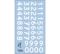 Decalcomanie numeri Targa Florio B 1:32 1:24 1:43 1:18 numeri decalcomanie