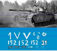 Decalcomanie Peddinghaus 1/16 4221 IDF Centurion Colpo Kal Alef 1973