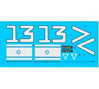 Decalcomanie Peddinghaus 1/16 4222 IDF Centurion 6 Giorni Di Guerra