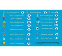 Decalcomanie Peddinghaus 1/350 3626 Etichette Per Sottomarini Nucleari Russi
