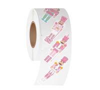 Decalcomanie Per Adesivi Schiaccianoci In Oro Rosso Carta Feste Natale E Decorazioni Bottiglie Regali Festival Studenti Forniture Feste Natale