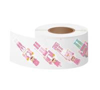 Decalcomanie Per Adesivi Schiaccianoci In Oro Rosso Carta Feste Natale E Decorazioni Bottiglie Regali Festival Studenti Rotoli Adesivi Schiaccianoci Natale