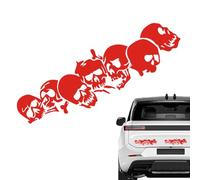 Decalcomanie Per Auto Di Halloween - Adesivi Riflettenti Impermeabili Del | Decallo Motociclistico Horror, Decorazione Di Veicoli Spettrali Per Paraurti, Finestra, Laptop, Design Anti-graffio D