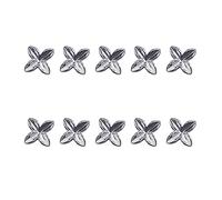 Decalcomanie per nail art 3D borchie in metallo design Decor 10 pezzi ciondoli decorazioni accessori archi gioielli gioielli