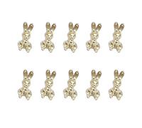 Decalcomanie per nail art 3D borchie in metallo design Decor 10 pezzi ciondoli decorazioni accessori archi gioielli gioielli