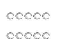 Decalcomanie per nail art 3D borchie in metallo design Decor 10 pezzi ciondoli decorazioni accessori archi gioielli gioielli