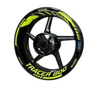 Decalcomanie per ruote 1 Set Adesivi Per Ruote Moto Strisce Cerchio Riflettente Per Y&amaha Per Tracer 9 900 7 Gt 9gt(Style 16)