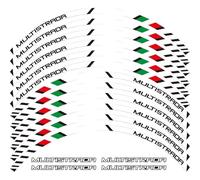 Decalcomanie Per Ruote A Strisce Per Adesivi Per Cerchi Da Moto Per Ducati Multistrada 1260 1200 1200s