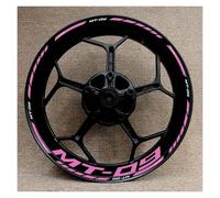 Decalcomanie per ruote Adesivi Per Cerchi Riflettenti Per Moto Set Decalcomanie Ruote Nastro Impermeabile Modifica Per Y&amaha MT-09(Style 16)