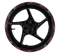 Decalcomanie per ruote Set Adesivi Per Strisce Riflettenti Ruote Per Moto Decalcomanie Cerchi Impermeabili Per Y&amaha YZF-R6 YZF R6(Style 12)
