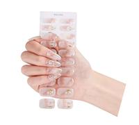 Decalcomanie per unghie in gel a lunga durata, non cotte, vestibilità flessibile, strisce da ballo festive dall ' aspetto naturale per la danza festiva delle vacanze