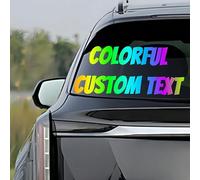 Decalcomanie personalizzate in vinile con scritte, adesivi personalizzati per auto, barche, camion, finestre e altro, 20 font e 20 colori, durevoli, impermeabili e facili da applicare, nomi, numeri e