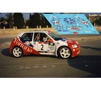 Decalcomanie Peugeot 106 Maxi Rally Mediterraneo 2000 Slot calcas Solís Alvarez