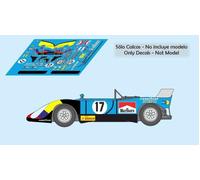 Decalcomanie Porsche 908 02 Le Mans 1974 1:32 1:43 1:24 1:18 64 87 908/02...