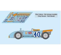Decalcomanie Porsche 908/03 Targa Florio 1970 1:32 1:43 1:24 1:18 908 03...