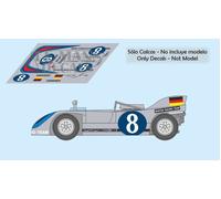 Decalcomanie Porsche 908/03 Targa Florio 1971 8 1:32 1:43 1:24 1:18 908 03 ca...