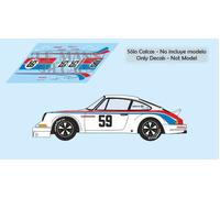 Decalcomanie Porsche 911 Carrera RSR Daytona 1973 1:32 1:43 24 18 slot nebbi ...