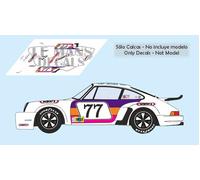 Decalcomanie Porsche 911 Carrera RSR Le Mans 1977 77 1:32 1:43 1:24 1:18 calchi