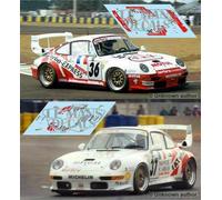 Decalcomanie Porsche 911 GT2 evo Le Mans 1995 1:32 1:43 1:24 1:18...