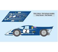 Decalcomanie Porsche 917k Targa Florio 1970 1:32 1:24 1:43 1:18 slot test...