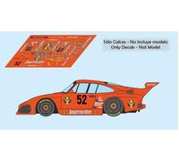 Decalcomanie Porsche 935 K3 Hockenheim 1981 1:32 43 24 18 Jagermeister Wollek...