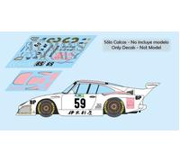 Decalcomanie Porsche 935 K3 Le Mans 1981 59 1:32 1:43 1:24 1:18 slot...