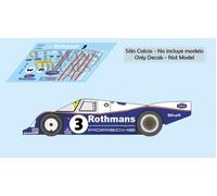 Decalcomanie Porsche 962C Le Mans 1986 1 2 3 10 1:32 1:43 1:24 1:18 962 slot ...