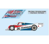 Decalcomanie Porsche 962C Le Mans 1990 26 27 1:32 1:43 1:24 1:18 962 slot calcas