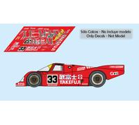Decalcomanie Porsche 962C Le Mans 1990 26 27 1:32 1:43 1:24 1:18 962 slot calcas