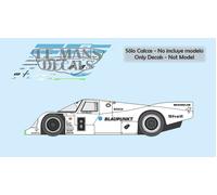 Decalcomanie Porsche 962C Le Mans 1990 7 8 15 16 1:32 1:43 1:24 1:18 962...
